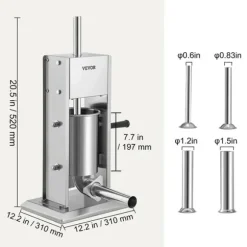 Korvstoppare, Vertikal Design, Flera Fyllningsrör, 3L