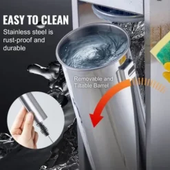 Korvstoppare, 38,5x44x78,5 cm, Rostfritt stål