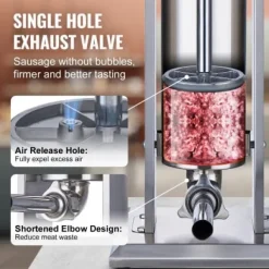 Korvstoppare, 38,5x44x78,5 cm, Rostfritt stål