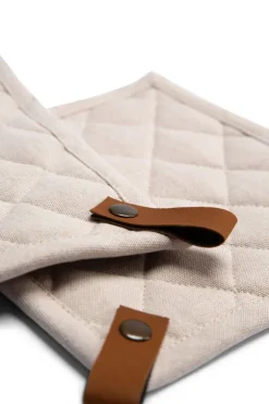 Kosta Linneväfveri Grytlappar 2-pack, Sand