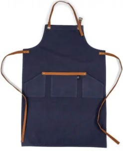 Kosta Linnewäfveri Förkläde, Marinblå