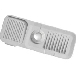 Kranmatta Silikon Handfat Skydd Säker Ren Luktfri Handfat Tillbehör för kök Badrum Ljusgrå