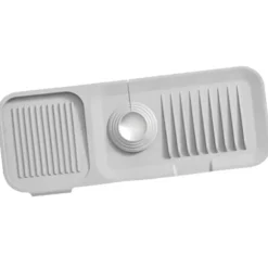 Kranmatta Silikon Handfat Skydd Säker Ren Luktfri Handfat Tillbehör för kök Badrum Ljusgrå