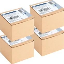 Krokhängare självhäftande trämetall svart 5x3,5 cm 4 st.