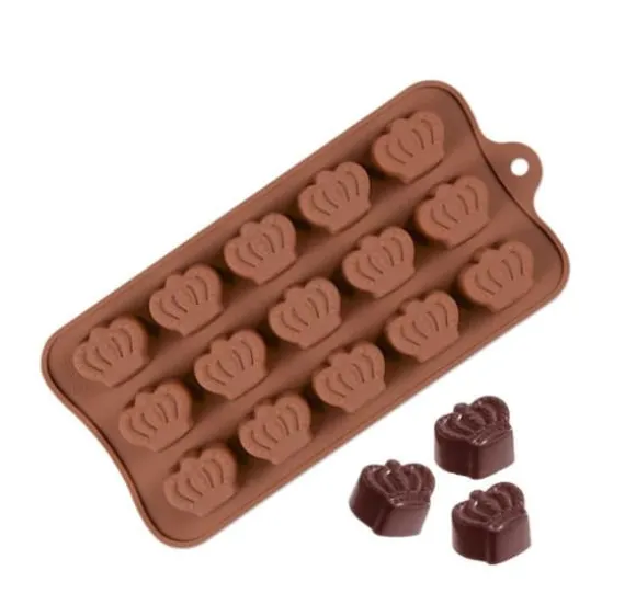 Kronor Praliner Silikonform Chokladform Pralinform Form för Praliner