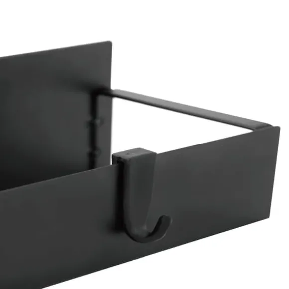 Kryddhylla i metall - Svart