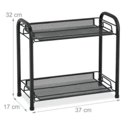 Kryddhylla, Metall, 33x27x17 cm