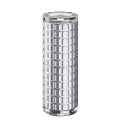 Kryddkvarn, aluminium/keramik, diameter 4,5 x 12,5 cm, metallisk / Cilio