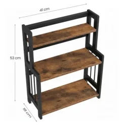 Kryddställ - Bambu - 3-vånings - Organizer - Matsal eller kontor