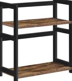 Kryddställ - Mångsidig arrangör 42 x 18 x 43 cm Vintage Brun-Svart