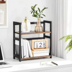 Kryddställ - Mångsidig arrangör 42 x 18 x 43 cm Vintage Brun-Svart