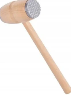 Kött- och kotlettklubba i trä