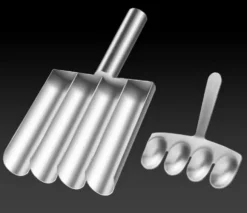 Köttbulleform med Skopa i Rostfritt Stål