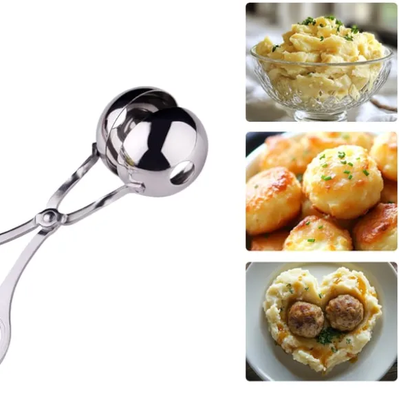 Köttbulltång / skopa för köttbullar, 2-pack med 2 storlekar