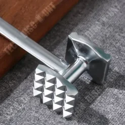 Köttklubba - TECH DISCOUNT - Dubbelsidig modell - Zinklegering - Rutschfri handtag - Modern design