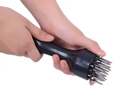 Köttmörare Rostfritt Stålnål - Svart