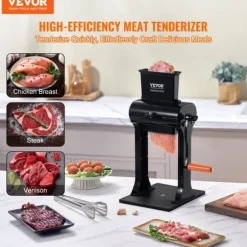 Köttmörare, Tungt Rostfritt Stål, Snabb Manuell Drift