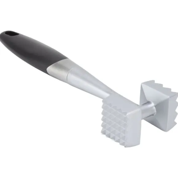 Köttmörning Dubbelsidig zinklegering Ergonomiskt gummihandtag Balanserad design Köttklubba för biff kycklingfisk