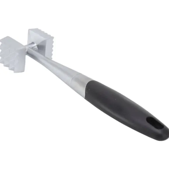 Köttmörning Dubbelsidig zinklegering Ergonomiskt gummihandtag Balanserad design Köttklubba för biff kycklingfisk