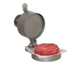 Köttpress - Professionell - Non-stick - 185 x 126 x 100-140 mm - Diameter 113 mm - Lätt att rengöra