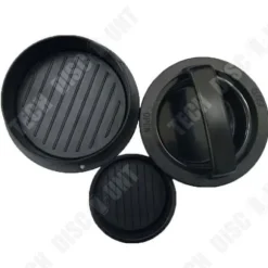 Köttpress - TD® - 3 i 1 - ABS-plast - 13 cm - Svart