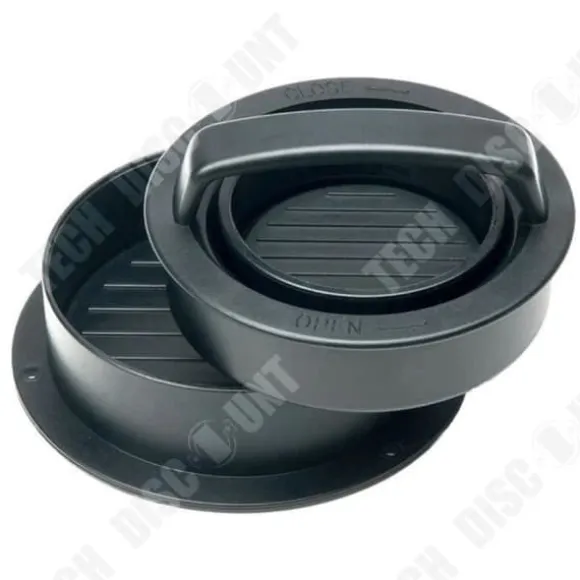 Köttpress - TD® - 3 i 1 - ABS-plast - 13 cm - Svart