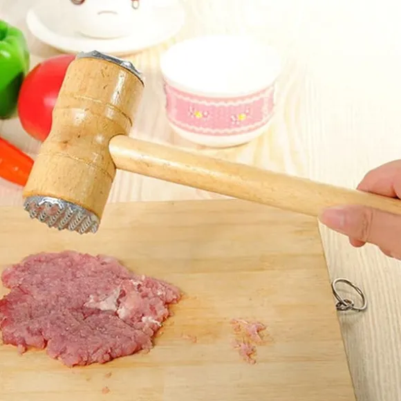 KÖTTPUNCHER, KÖTTSLAGSHAMMER, 2-SIDIG, TRÄMESSENGER