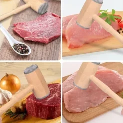 KÖTTPUNCHER, KÖTTSLAGSHAMMER, 2-SIDIG, TRÄMESSENGER