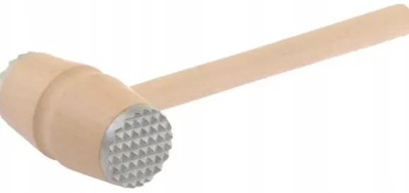 KÖTTPUNCHER, KÖTTSLAGSHAMMER, 2-SIDIG, TRÄMESSENGER