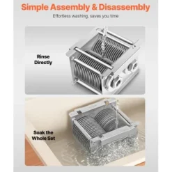 Köttskärare Bladset, 162x172x125.5 mm, Rostfritt Stål