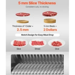 Köttskärare Bladset, 162x172x125.5 mm, Rostfritt Stål