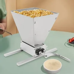 Kvarn, 4L kapacitet, justerbart valsavstånd 0-0,1 tum, dubbla driftslägen, rostfritt stål och kolstål, 3,1 kg vikt