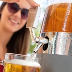 Kylbehållare med Tappkran för Drycker