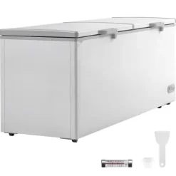 Kystfrys 19,8 ku.ft / 561 L stor djupfrys med 4 avtagbara korgar, energieffektiv, tyst drift