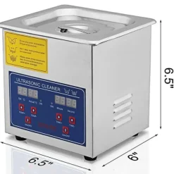 2L digital ultraljudsrengörare, 40 kHz djuprengöring, justerbar tid/temperatur, lämplig för hemmabruk och professionell användning