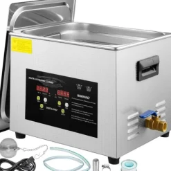 15L Digital Ultrasonic Rengöring, Värme, Timer, 600W, 40KHz, Rengöringsmaskin