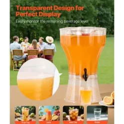 13L Dryckesdispenser, Festdispenser i Plast, med Kranfunktion