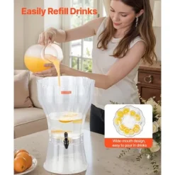 13L Dryckesdispenser, Festdispenser i Plast, med Kranfunktion