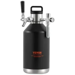 Öl Growler Tappsystem, 21x21x40 cm, Rostfritt Stål