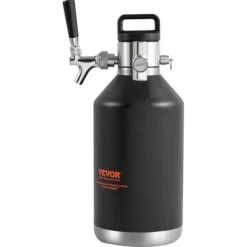 Öl Growler Tappsystem, 21x21x40 cm, Rostfritt Stål