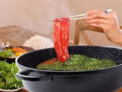 13L Gryta med lock – Non stick beläggning – Induktionshäll