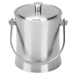 1L Hushålls Rostfritt Stål Ishink Behållare Öl Champagne Fat Flaska Vinredskap