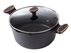 7L Kastrull med lock – Non stick beläggning – Induktionshäll