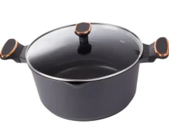 7L Kastrull med lock – Non stick beläggning – Induktionshäll