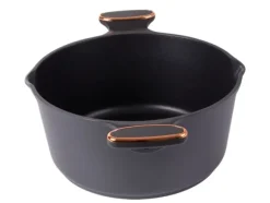 7L Kastrull med lock – Non stick beläggning – Induktionshäll