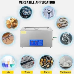 3L 40kHz 120W digital ultraljudsrengörare, djuprengöring, justerbar tid/temperatur, humaniserad design, bred applikation