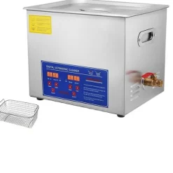 15L 40kHz 360W digital ultraljudsrengörare, djuprengöring, justerbar tid/temperatur, humaniserad design, bred applikation