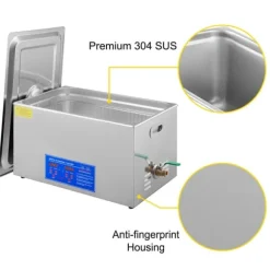 15L 40kHz 360W digital ultraljudsrengörare, djuprengöring, justerbar tid/temperatur, humaniserad design, bred applikation