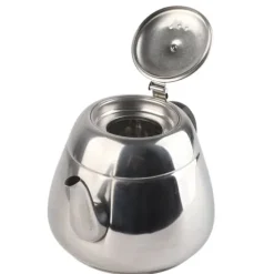 1,5l 2l rostfritt stål tekanna med spishäll kaffekanna tekopp varmvattenkokare med filter 2l