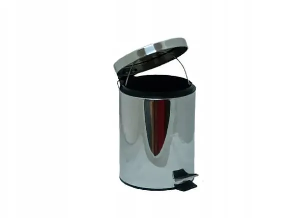 5L soptunna i rostfritt stål med pedal
